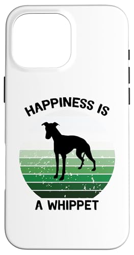 Hülle für iPhone 16 Pro Max Glück ist ein Whippet von Whippet Dog Life Mom Messy Bun T-Shirt