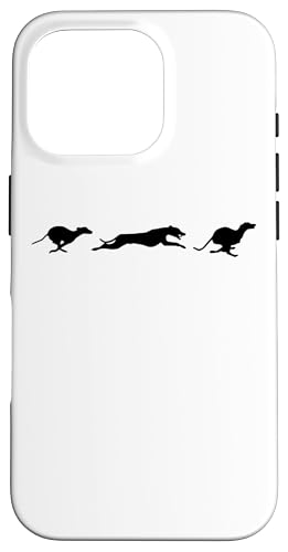 Hülle für iPhone 16 Pro süßer Whippet läuft von Whippet Dog Life Mom Messy Bun T-Shirt