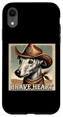 Hülle für iPhone XR Lustiges Sheriff-Hunde-Shirt, Windhunde, Whippet, Hund, Mutter, Wilder Westen von Whippet Gifts and Doggie Shirts