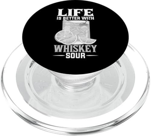 Whiskey Sour Lustiges Cocktailgetränk Rezept PopSockets PopGrip für MagSafe von Whiskey Sour