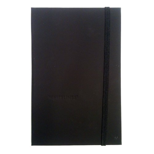 Whitelines Black Ocean Pocket Dotted/Lined Notebook (WL225 BOPoDot/L) von Whitelines