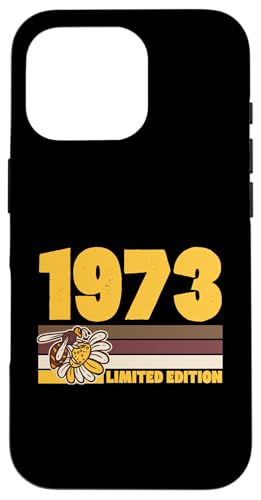 Hülle für iPhone 16 Pro Imker Born On 1973 Limited Edition Bee Birthday Year von Wholesome Birthday Party Supplies for Beekeepers