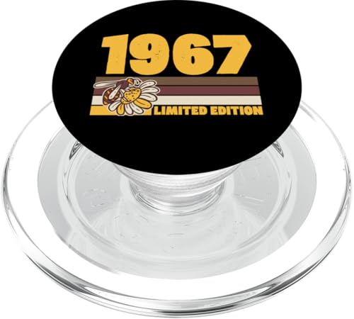 Imker Born On 1967 Limited Edition Bee Birthday Year PopSockets PopGrip für MagSafe von Wholesome Birthday Party Supplies for Beekeepers