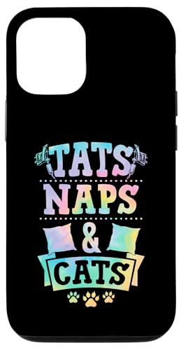 Hülle für iPhone 15 Tats Nickerchen und Katzen Katzen und Tattoos von Wholesome Napping Essentials For Nap Time