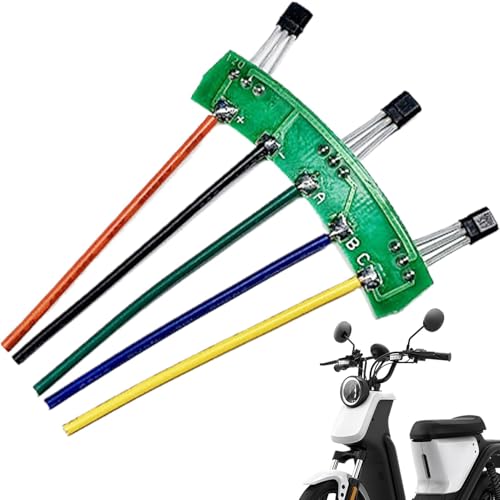 Whrcy Platine,Hallsensor,Elektromotor-Hallsensor - Hall-Platten-Komponente, PCB-Hall-Sensor, integrierte Hall-Sensor-Platine mit Kabel für E-Bikes von Whrcy