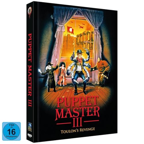 Puppet Master 3 - Toloun‘s Revenge - Mediabook - Cover B (2-Disc Special Uncut Edition) (4K Ultra HD & Blu-ray) von Wicked Vision Distribution GmbH