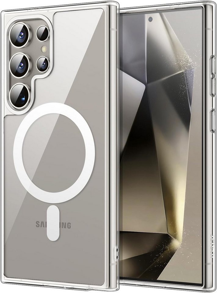 Widmann-Shop Handyhülle MagSafe Hülle für Samsung Galaxy S24 Ultra S24 Plus S24 Case Schutz, Mit MagSafe, kratzfest und vergilbungsfrei von Widmann-Shop