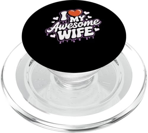 Ich liebe meine tolle Frau Ehemann Süße Frau Lustiger Ehemann PopSockets PopGrip für MagSafe von Wife Presents Clothing