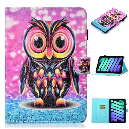 Wigento Für Apple iPad Mini 6.2021 Motiv 12 Tablet Tasche Kunst Leder Hülle Etuis Cover von Wigento