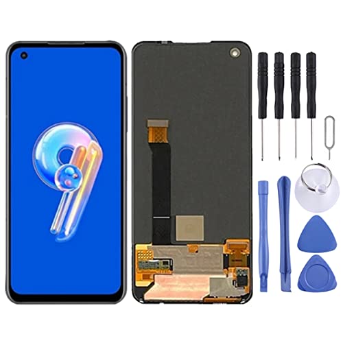 Wigento Für Asus Zenfone 9 Display Full OLED LCD ohne Rahmen Einheit Touch Ersatzteil Reparatur Schwarz von Wigento