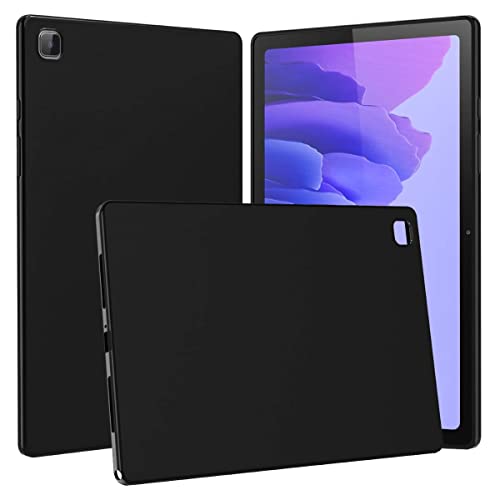 Wigento Für Samsung Galaxy Tab A7 Lite 2021 8.7 Zoll Schwarz Tablet Tasche Hülle Case TPU Silikon dünn von Wigento