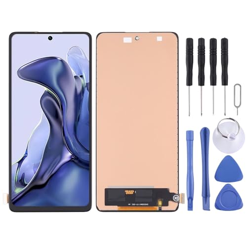 Wigento Für Xiaomi 11T / 11T Pro Display Full TFT LCD ohne Rahmen Einheit Touch Reparatur Schwarz von Wigento