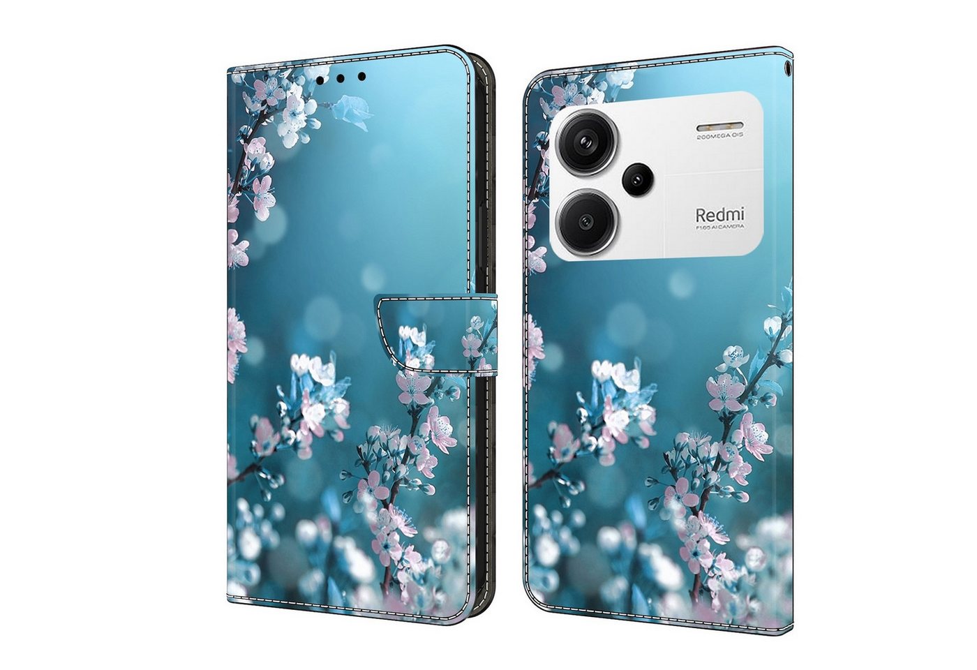 Wigento Handyhülle Für Xiaomi Redmi Note 13 Pro Plus Kunst-Leder Book Tasche Motiv 17 Wigento Handyhülle Für Xiaomi Redmi Note 13 Pro Plus Kunst-Leder Book Tasche Motiv 17 von Wigento