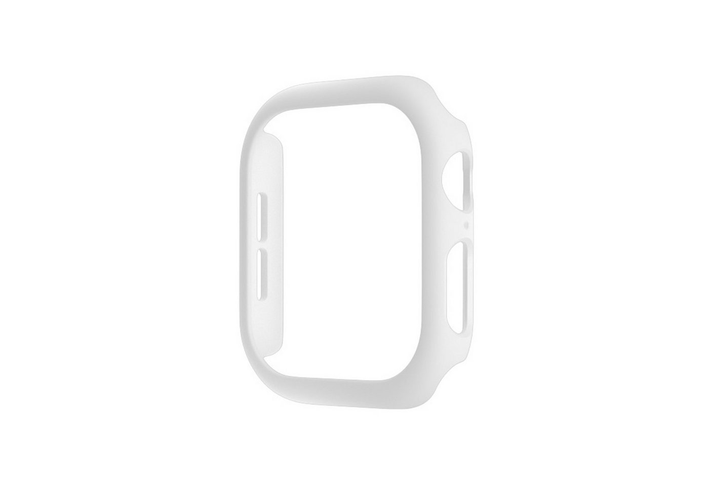 Wigento Smartwatch-Hülle Für Apple Watch Series 10 46mm Kunststoff Hülle Gehäuse Design Weiß, PC-Schutzhülle für optimalen Schutz und einfache Installation von Wigento