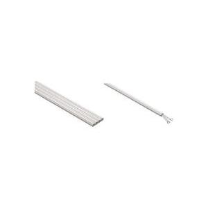 hama Kabelbr�cke-Set, halbrund, L�nge: 1,0 m, wei� universell als Wand-, Sockel- oder Fu�bodenkanal einsetzbar, - 1 St�ck (20570) von Hama