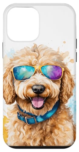 Hülle für iPhone 12 mini Goldendoodle Sonnenbrille Hund Tier Aufdruck Design Print von Wild Life Merch