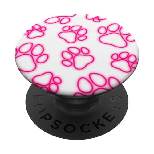 Tierpfotenabdrücke Muster PopSockets Klebender PopGrip von Wild animals designs 2025