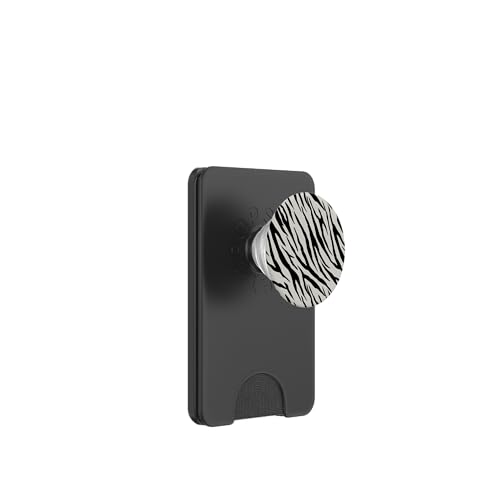 Zebra Wildtiermuster PopSockets PopWallet für MagSafe von Wild animals designs 2025