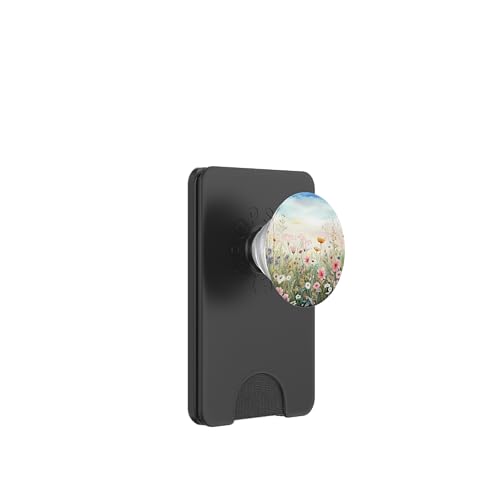 Aquarell Wildblume Wiese Floral Blume N1 PopSockets PopWallet für MagSafe von Wildflower&Bloom Co.