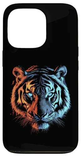 Hülle für iPhone 13 Pro Tiger Tier Motiv Kunst Tiermotiv Tigermotiv Wildnis von Wildlife Vibes Streetwear Creations