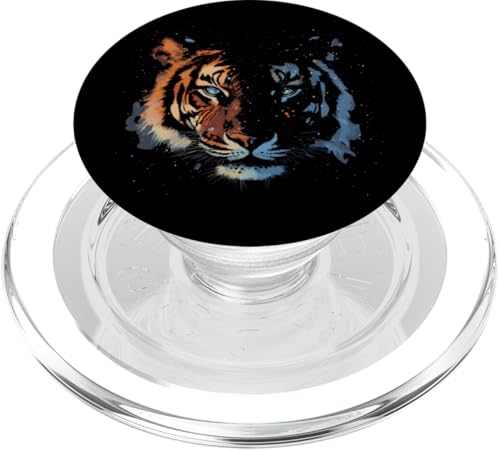 Tiger Tier Motiv Tigermotiv Tiermotiv Natur Wildnis Tiger PopSockets PopGrip für MagSafe von Wildlife Vibes Streetwear Creations