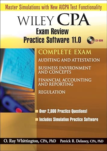 Wiley CPA Examination Review Practice Software 11.0,CD-ROM von Wiley