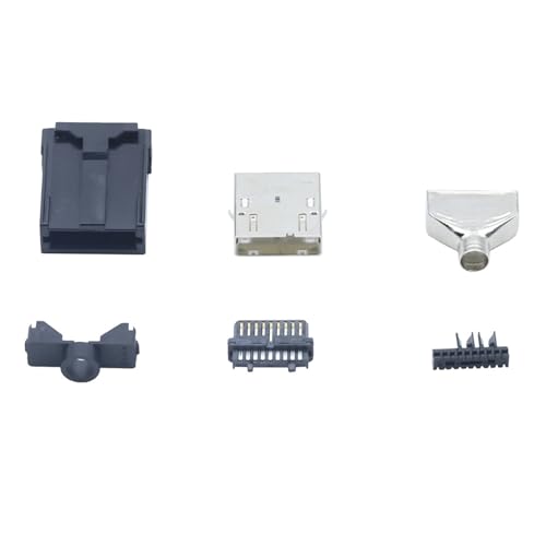 Wilgure 6Pcs Typ 19P Stecker Löten Kits Schweißen Bilden Form Anschlüsse Ersatz Für Computer Automotive von Wilgure