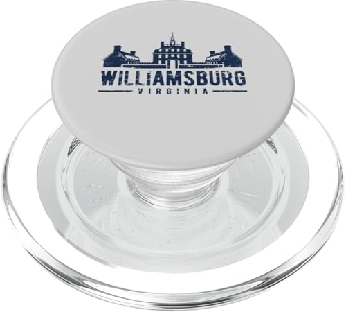 Design im kolonialen Williamsburg-Virginia-Distressed-Stil PopSockets PopGrip für MagSafe von Williamsburg Virginia USA Designs and Souvenirs