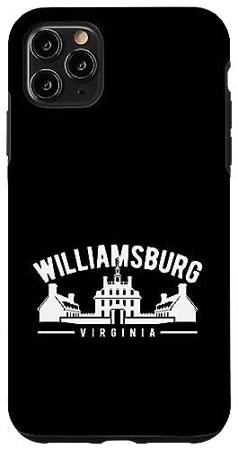 Hülle für iPhone 11 Pro Max Koloniales Williamsburg-Virginia-Design von Williamsburg Virginia USA Designs and Souvenirs