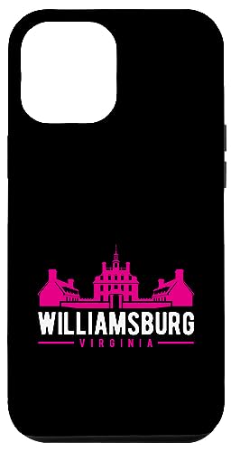 Hülle für iPhone 12 Pro Max Koloniales Williamsburg-Virginia-Design von Williamsburg Virginia USA Designs and Souvenirs