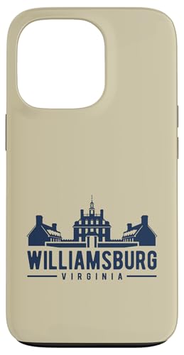 Hülle für iPhone 13 Pro Koloniales Williamsburg-Virginia-Design von Williamsburg Virginia USA Designs and Souvenirs