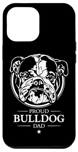 Hülle für iPhone 14 Pro Max Proud Bulldog Dad Hunderasse Englische Bulldogge Hund Hunde von Wilsigns Englische Bulldogge Designs