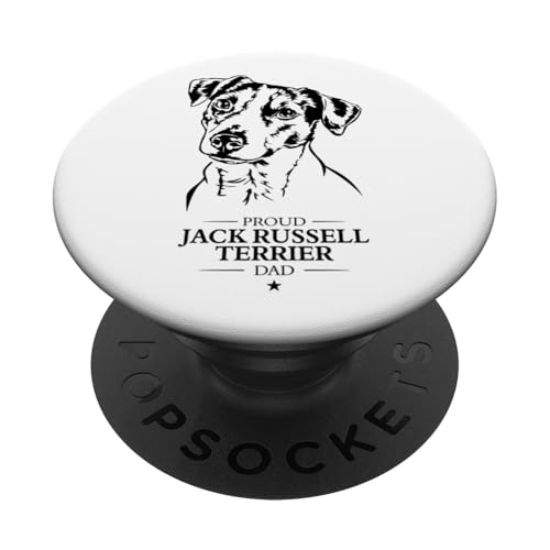 Proud Jack Russell Terrier Dad Hund Russell Terrier Hunde PopSockets Klebender PopGrip von Wilsigns Jack Russell Terrier Designs