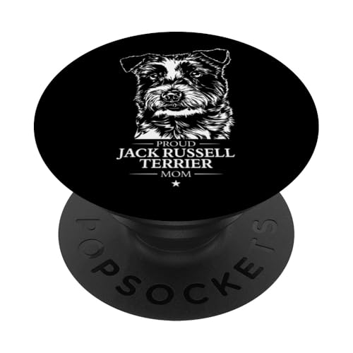 Proud Jack Russell Terrier Mom Hund Russell Terrier Hunde PopSockets Klebender PopGrip von Wilsigns Jack Russell Terrier Designs