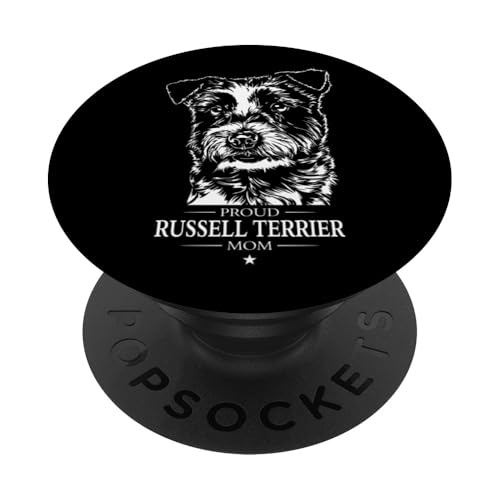 Proud Russell Terrier Mom Hund Jack Russell Terrier Hunde PopSockets Klebender PopGrip von Wilsigns Jack Russell Terrier Designs