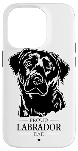 Hülle für iPhone 14 Pro Proud Labrador Dad Labbi Hunde Labrador Retriever Hunde von Wilsigns Labrador Retriever Designs