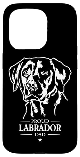 Hülle für iPhone 15 Pro Proud Labrador Dad Labbi Hunde Labrador Retriever Hunde von Wilsigns Labrador Retriever Designs