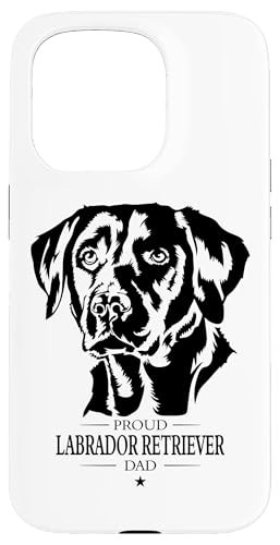 Hülle für iPhone 15 Pro Proud Labrador Retriever Dad Labbi Hunde Labrador Hunde von Wilsigns Labrador Retriever Designs