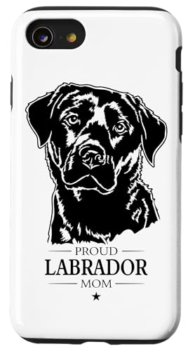 Hülle für iPhone SE (2020) / 7 / 8 Proud Labrador Mom Labbi Hunde Labrador Retriever Hunde von Wilsigns Labrador Retriever Designs