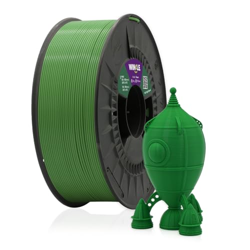 Winkle PLA HIGH SPEED Extreme Green Filament | PLA 1,75 mm | Druckfilament | 3D-Drucker | 3D-Drucker | High Speed | Farbe Extreme Green | Spule mit 1000 g von Winkle