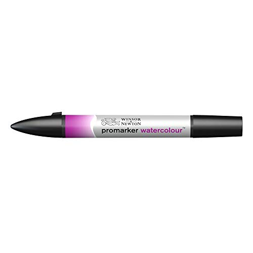Winsor & Newton 0201398 Aquarellmarker - 2 Spitzen, Pinsel- und feiner Spitze, lichtecht, hochpigmentierte Aquarellfarben für Kalligrafie, Zeichnungen - Mauve Winsor & Newton 0201398 Aquarellmarker - 2 Spitzen, Pinsel- und feiner Spitze, lichtecht, hochpigmentierte Aquarellfarben für Kalligrafie, Zeichnungen - Mauve von Winsor & Newton