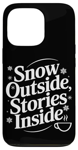 Hülle für iPhone 13 Pro Den ganzen Winter lesen Gemütliche Buchliebhaberin und literarische Flucht von Winter Bookworm Cozy Reading Season Literary Gift