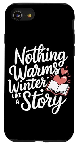 Hülle für iPhone SE (2020) / 7 / 8 Den ganzen Winter lesen Gemütliche Buchliebhaberin und literarische Flucht von Winter Bookworm Cozy Reading Season Literary Gift