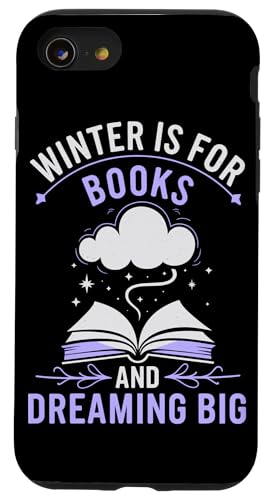 Hülle für iPhone SE (2020) / 7 / 8 Den ganzen Winter lesen Gemütliche Buchliebhaberin und literarische Flucht von Winter Bookworm Cozy Reading Season Literary Gift