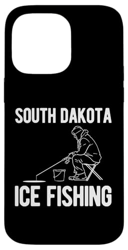 South Dakota Ice Fishing Hülle für iPhone 14 Pro Max von Winter Sport Eisfischen Designs Idee