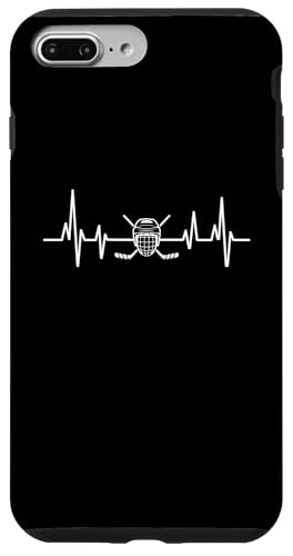 Hülle für iPhone 7 Plus/8 Plus Herzschlag EKG Eishockeyspieler Wintersport von Winter Sports Ice Hockey Player Gifts