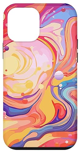 Hülle für iPhone 12 mini Buntes Regenbogen Strudel Farbmuster Bunt Abstrakt Kunst von Wirbelnde Bunte Regenbogenfarben Design Hippie