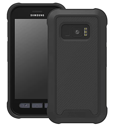 Wireless PROTECH Schutzhülle kompatibel mit Samsung Galaxy XCover FieldPro SM-G889, strapazierfähige, schlanke, flexible Schutzhülle mit Fallschutz (Schwarz) von Wireless PROTECH