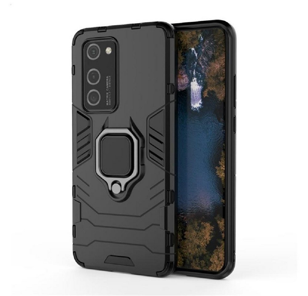 Wisam Smartphone-Hülle für Huawei P40 mit Panzer Schutzhülle Armor Case Ring Ständer 15,49 cm (6,1 Zoll) von Wisam