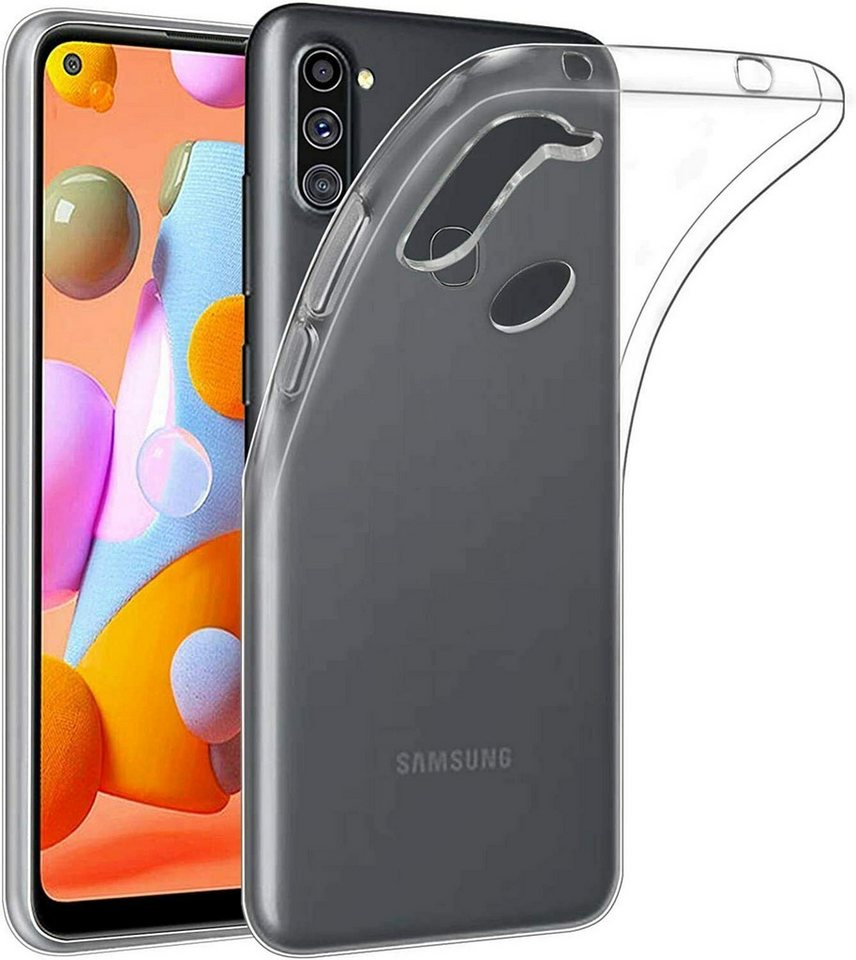 Wisam Smartphone-Hülle für Samsung Galaxy A11 / M11 Schutzhülle Transparent Clear Case 16,26 cm (6,4 Zoll) von Wisam